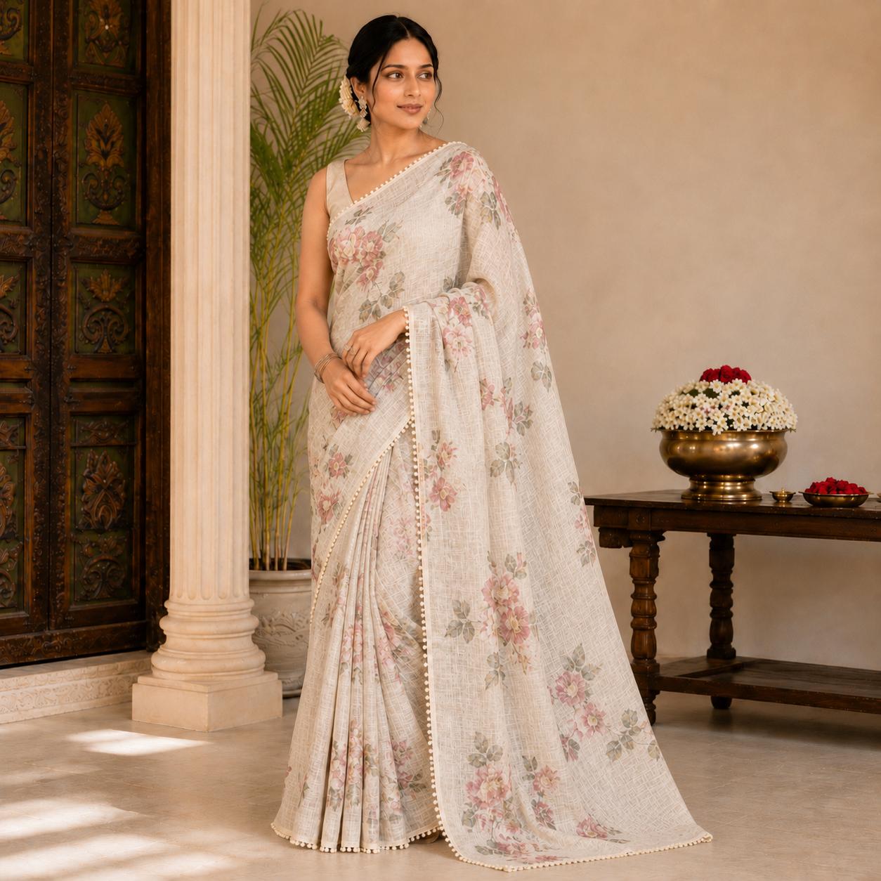 Linen Sarees