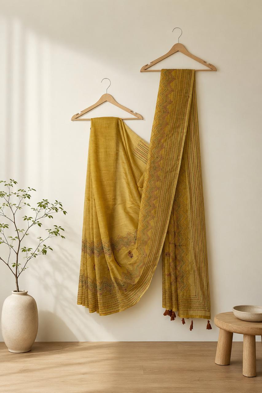 Mustard Kantha Rhythm