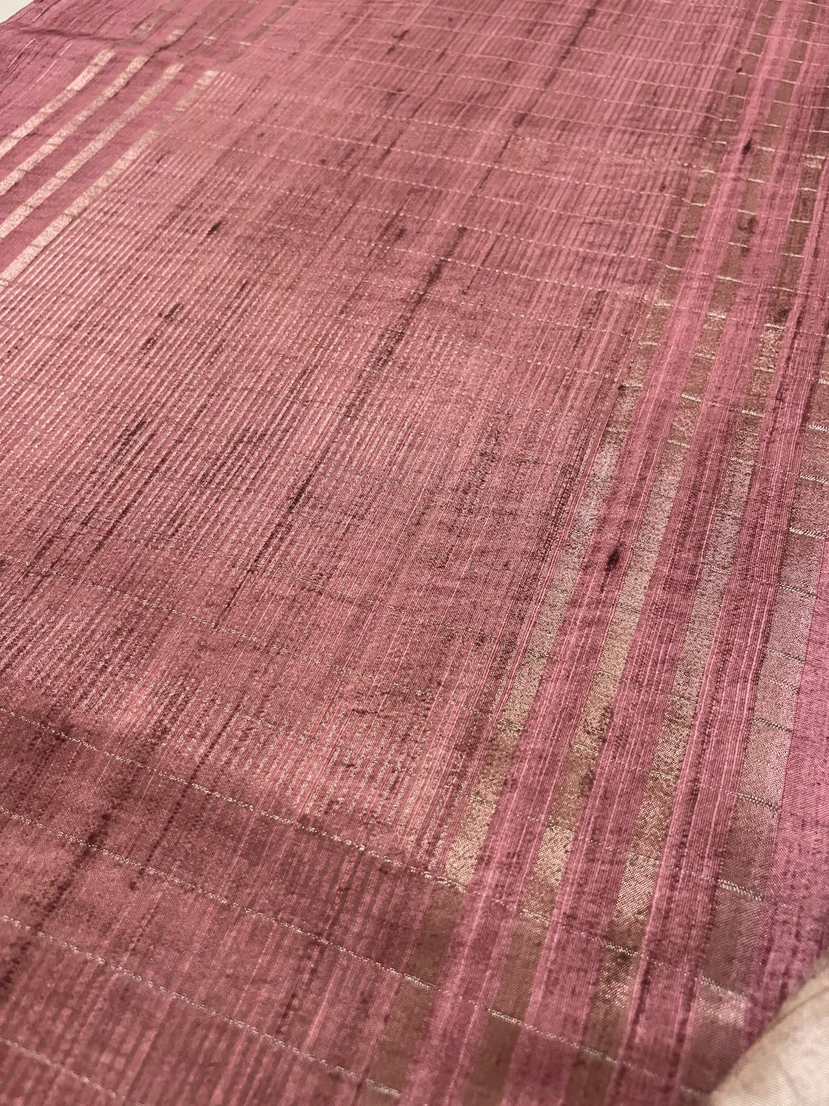 Rose Earth Tussar Elegance